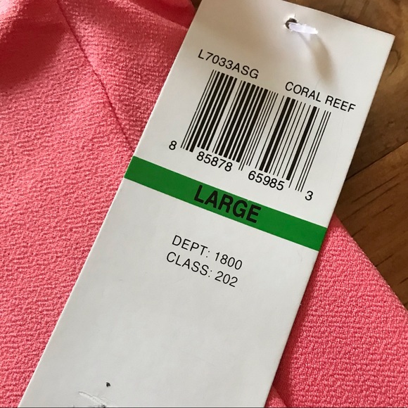 NWT: Nina Nicole coral dress w/detail on sleeves - Picture 13 of 14